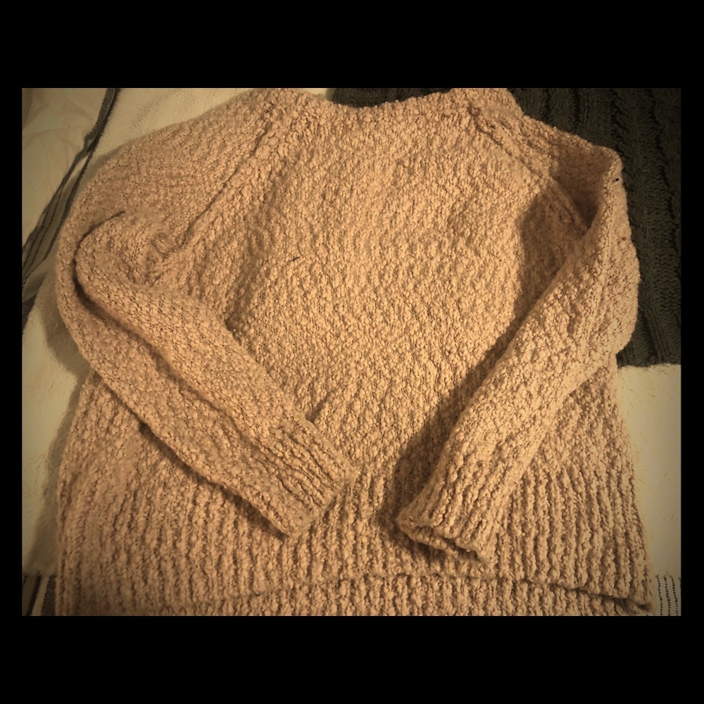 Soft pink sweater